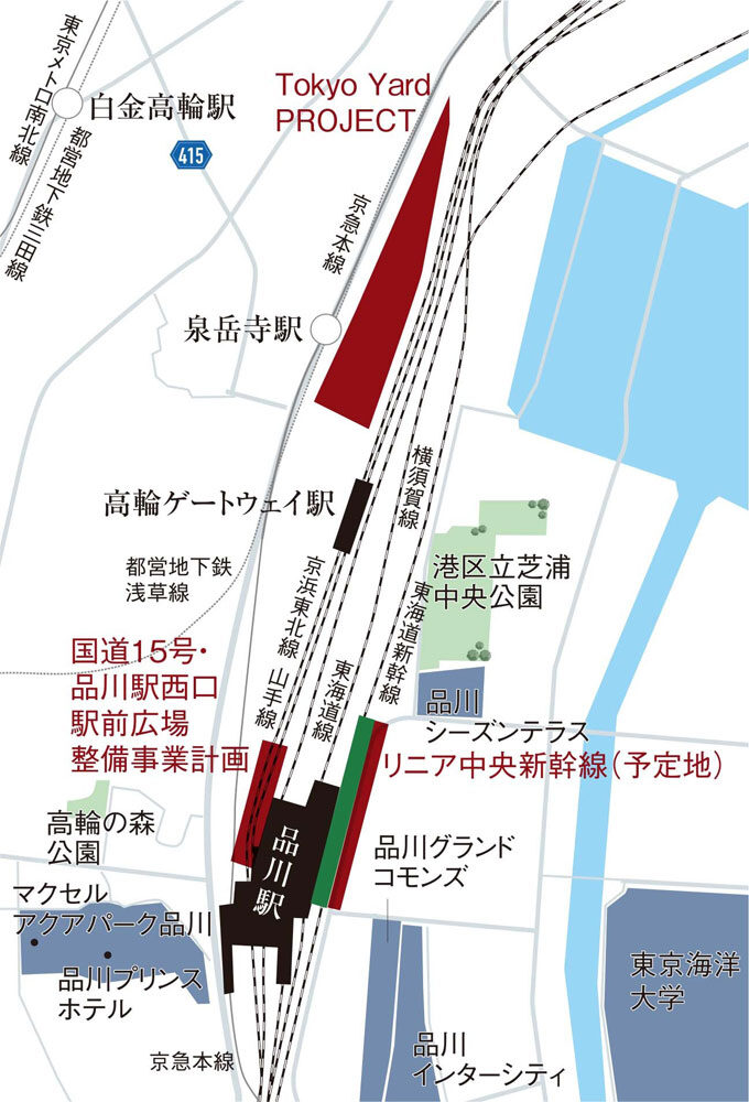 品川駅マップ