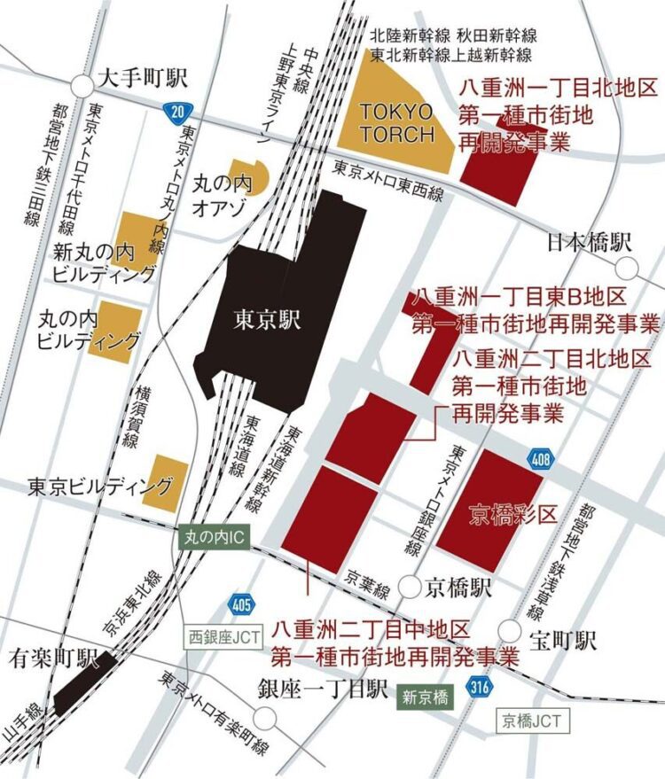 東京駅マップ